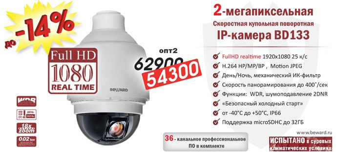 Снижение цен на IP-камеру BD133