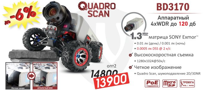 Снижение цены на IP-камеру BD3170