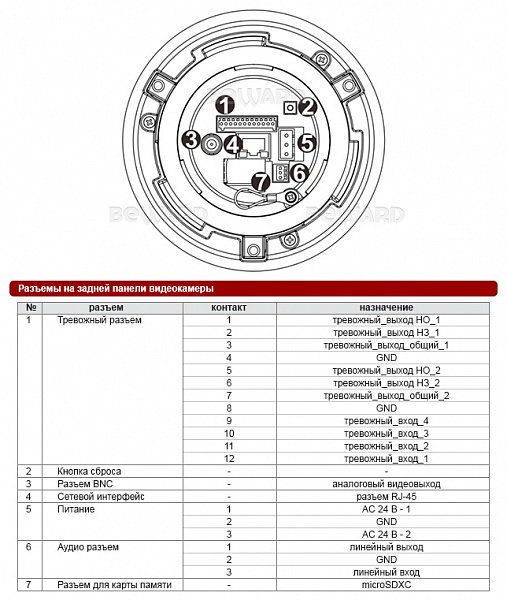 Купольная IP камера BP31P031WSP