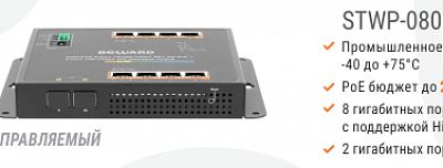 Новинка! Коммутатор STWP-0802HP