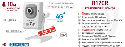 Рекомендуем! Компактная IP-камера B12CR с активным микрофоном