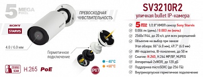 Рекомендуем! 5 Мп IP-камера SV3210R2 с сенсором Starvis