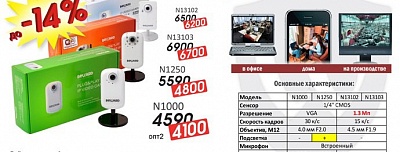 Снижение цен на IP-камеры серии N