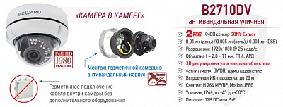 Уникальная антивандальная конструкция «камера в камере» от BEWARD